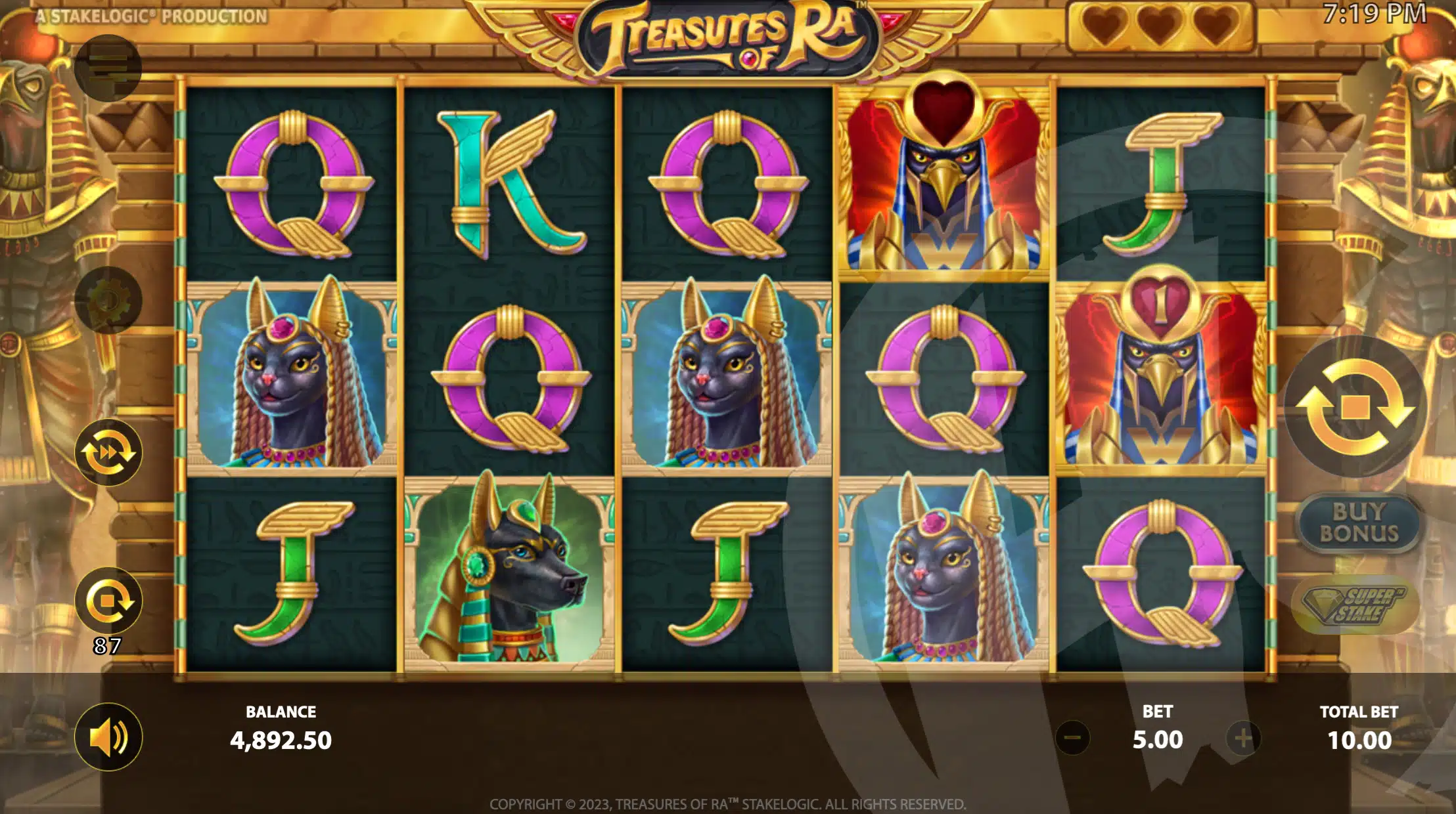 Treasures of Ra Slot Review pic 7